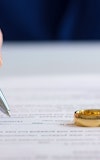 Divorce wedding rings contract generic 1043592691